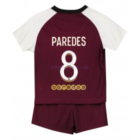 Barn Fotballdrakter Paris Saint-Germain Leandro Paredes 8 Tredje 2021 Kortermet